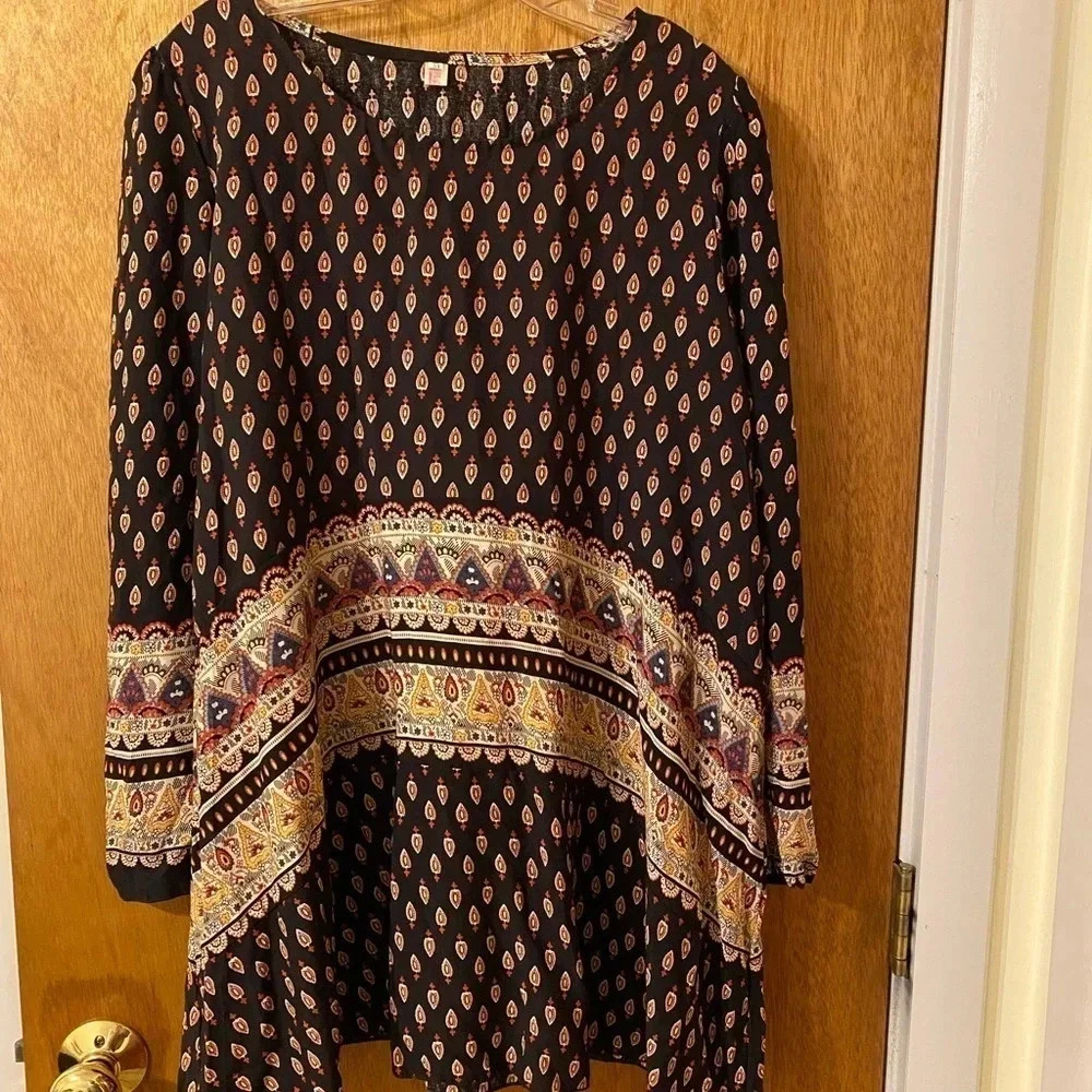 Handsome & Honey Women’s Paisley Blouse Top Size M